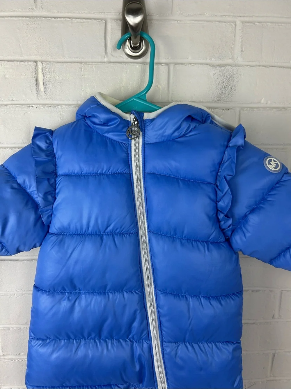 Michael Michael Kors Baby One Piece Puffer Snowsuit Size 6-12MOS